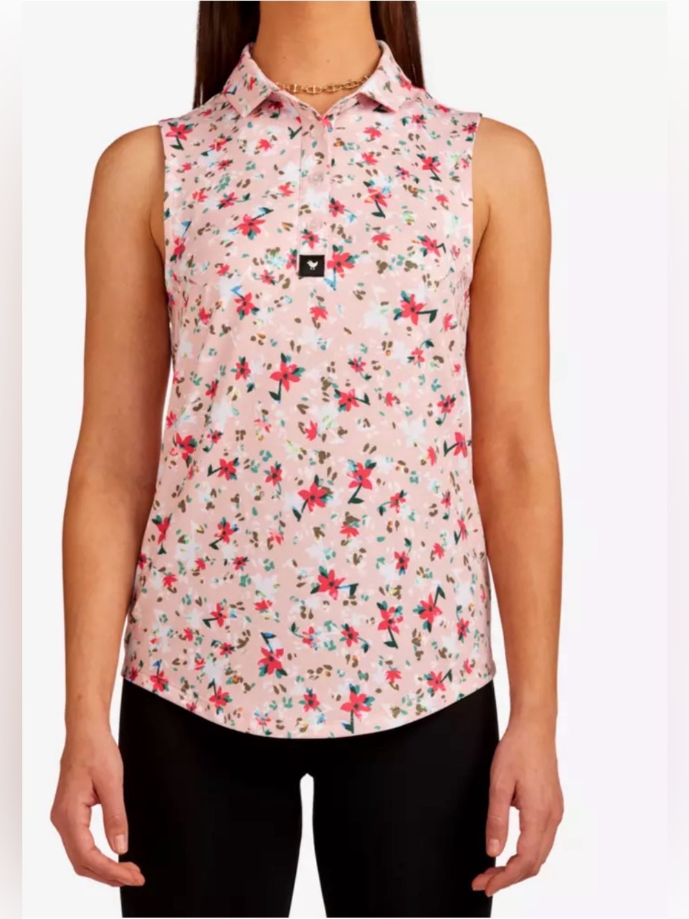 Bad Birdie The Florist Women's Sleeveless Golf Polo